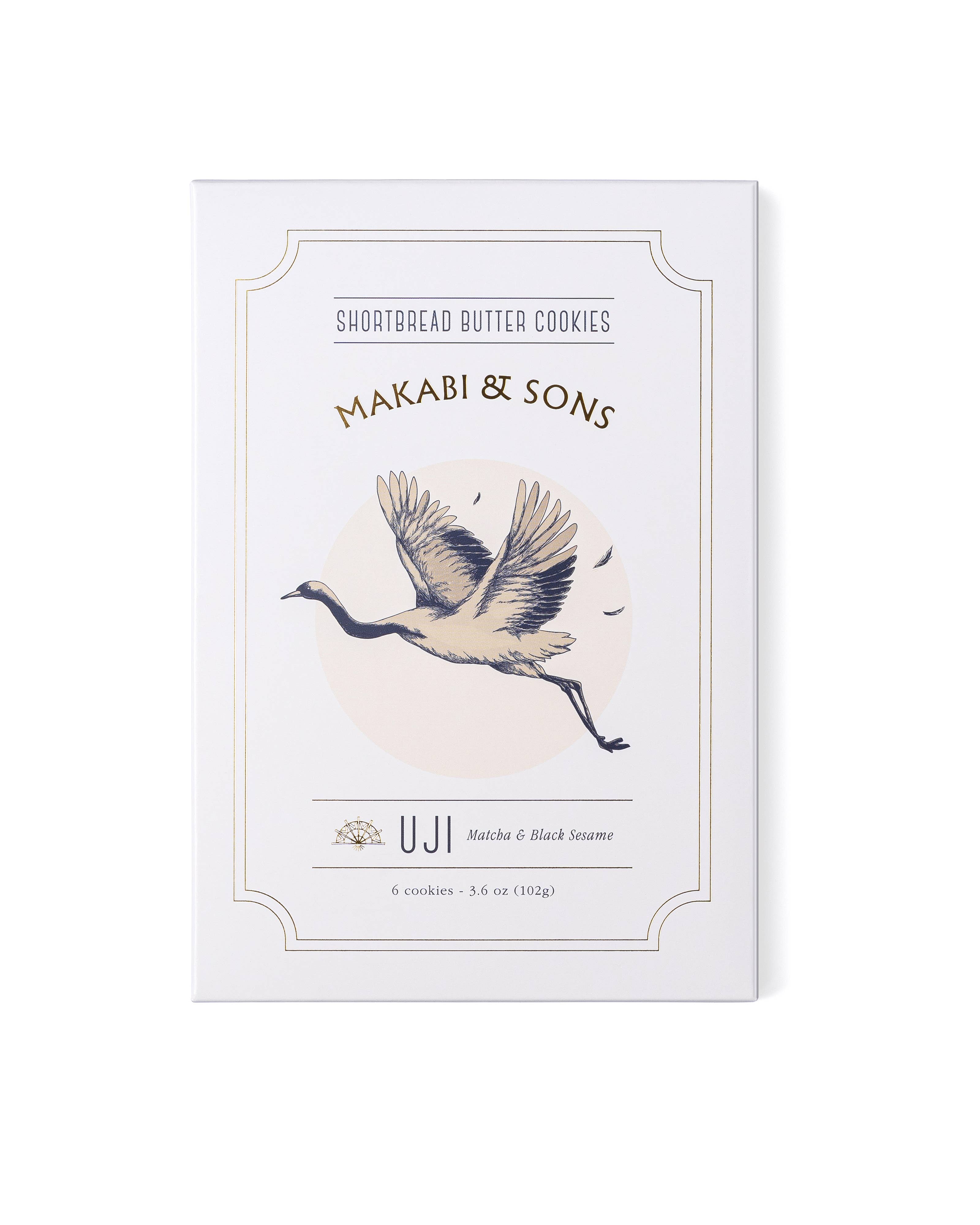 Makabi & Sons - Wholesale Cookie - Matcha Toasted Black Sesame Cookies - Uji