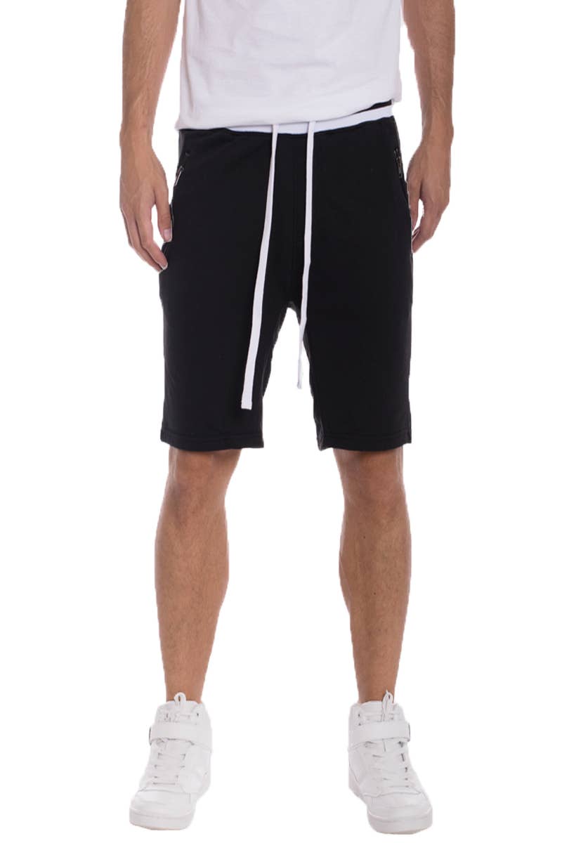 WEIV - Wholesale Shorts - Men's - French Terry Elastic Waist Sweat Shorts1