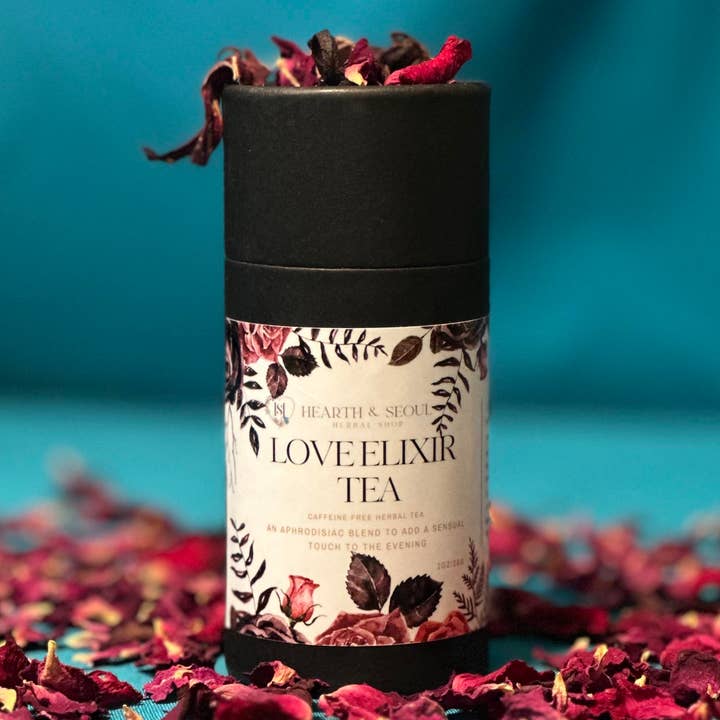 Hearth and Seoul Herbal Shop - Wholesale Loose Tea - Love Elixir Aphrodisiac Tea Blend