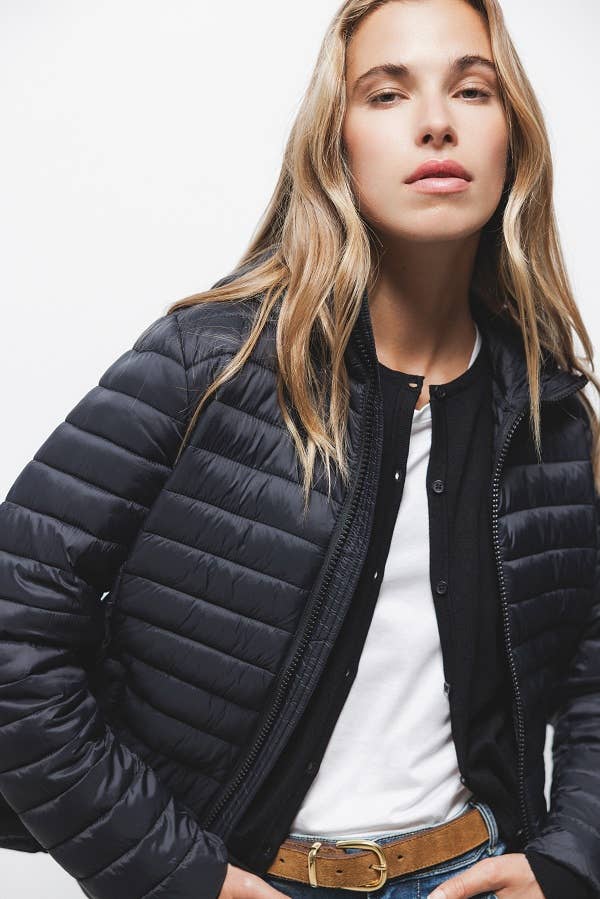 Lanidor - Wholesale Puffer Jacket - Women's - Plain Puffer Jacket (423540-1)1