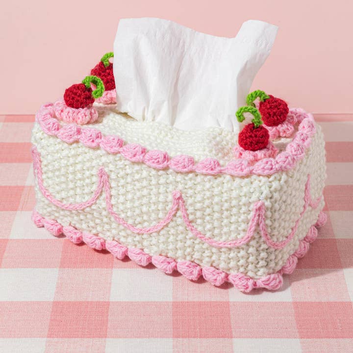 Canna Style - Wholesale Tissue Box - CROCHET CAKE TISSUE COVER