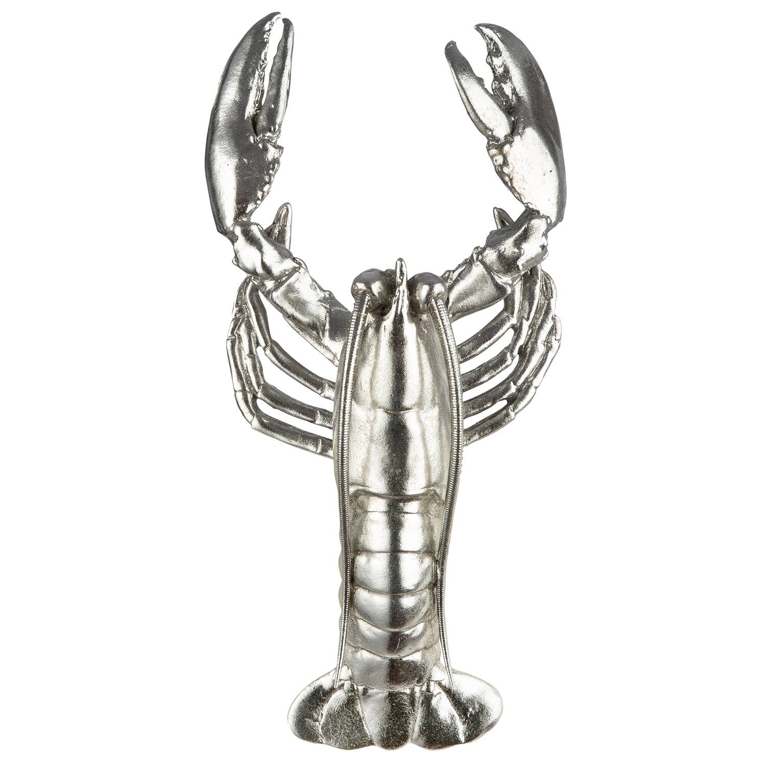 silver coloured Figure, wall object lobster silver-colored H. 31 cm, PU 2 for wholesale on Faire1