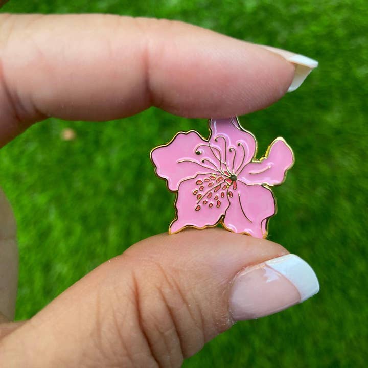 Birdie Girl Golf - Vente Accessoires de sport - Marqueur de balle de golf Azalea Flower pour femme