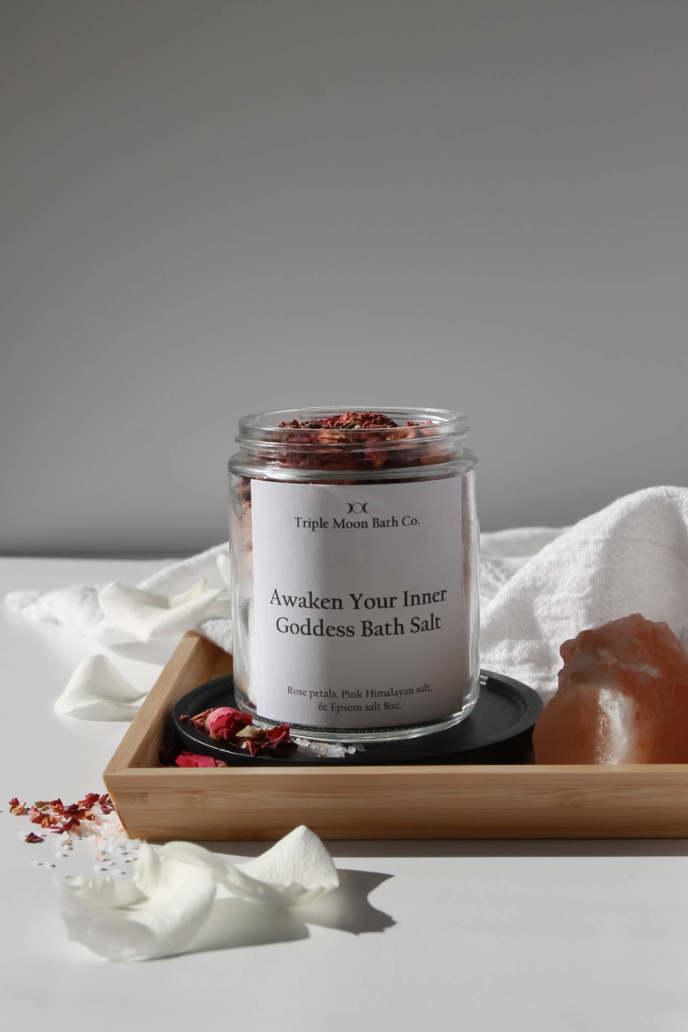 Triple Moon Bath Co. - Vendita all'ingrosso Sali da bagno - Awaken Your Inner Goddess Barattolo di sale