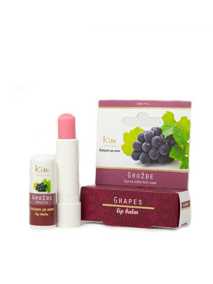 Baume à Lèvres Kim Natura au Raisin 5 ml pour la vente par SferaNatura by INCI SRL