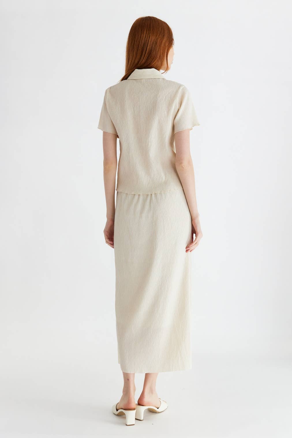 All Row - Vente Chemise à col boutonné – femme - Le haut Linnea17