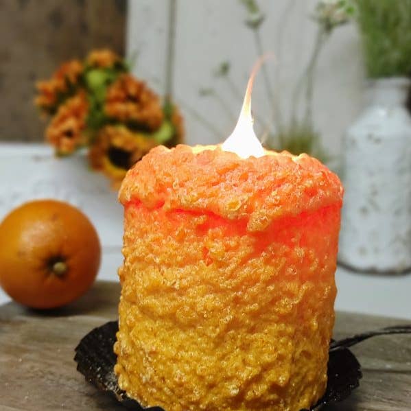 Warm Glow Candle Company - Wholesale Flameless Candle - Orange Cranberry Electric Candle