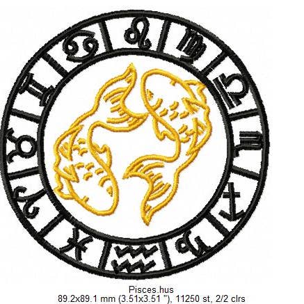 Holiday Traditions - Wholesale Baseball Cap - Unisex - Zodiac Symbol Embroidered Hat/Cap - Black - Buckle back8