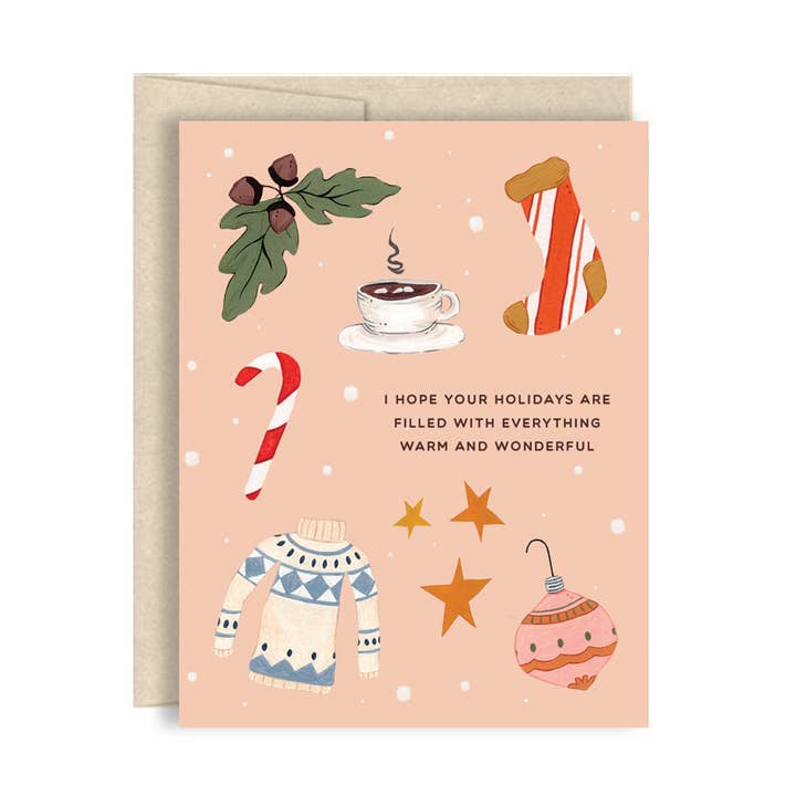 Warm + Wonderful Holidays for wholesale by Stay Sunny Paper Co.