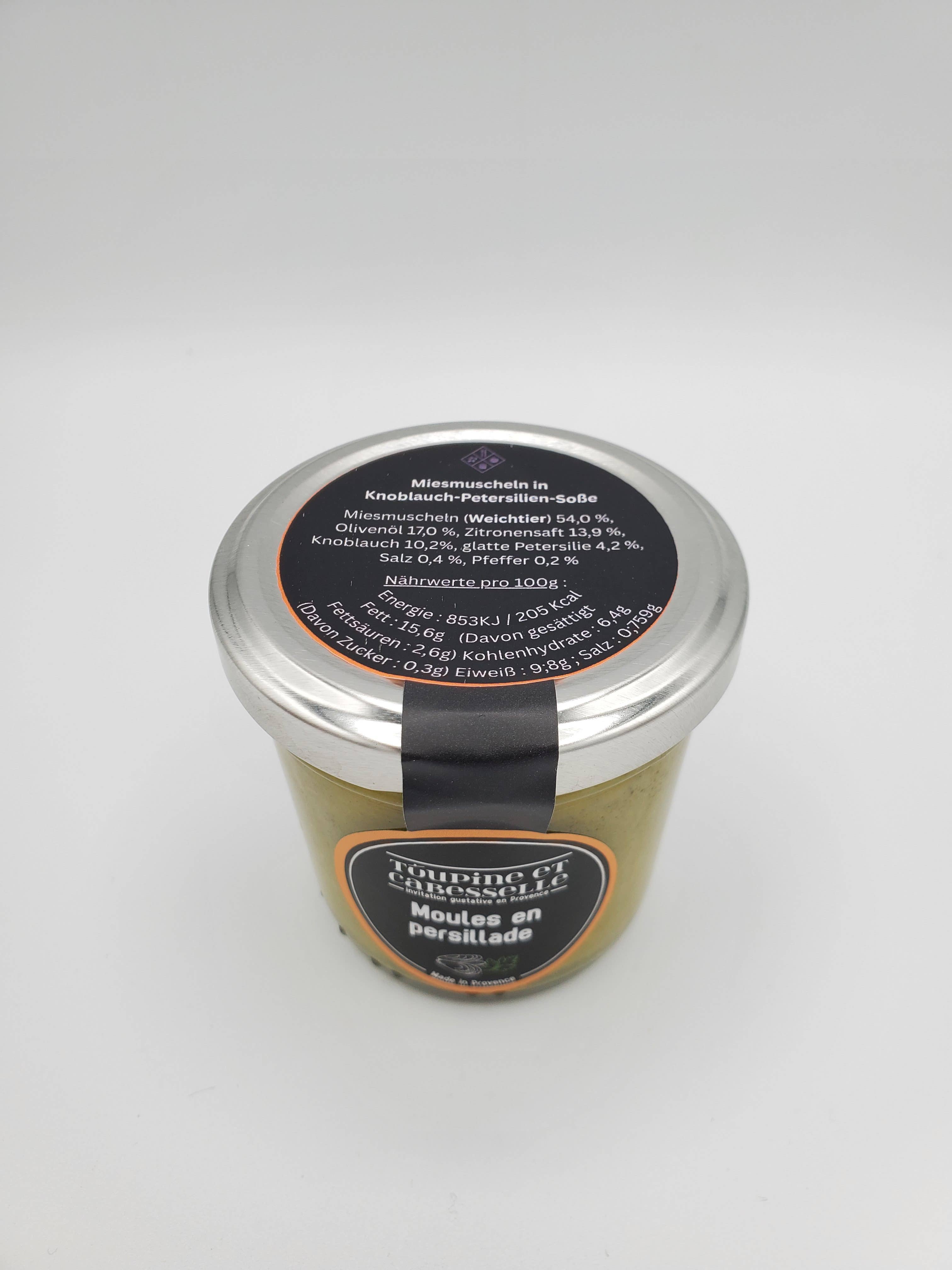 Toupine et Cabesselle - Wholesale Tinned Fish - Mussels in parsley1