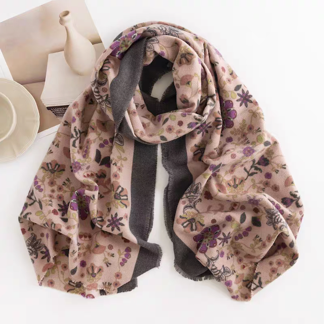 Pretty Persuasions - Wholesale Scarf - Women's - S25256 Fall Print Scarf1