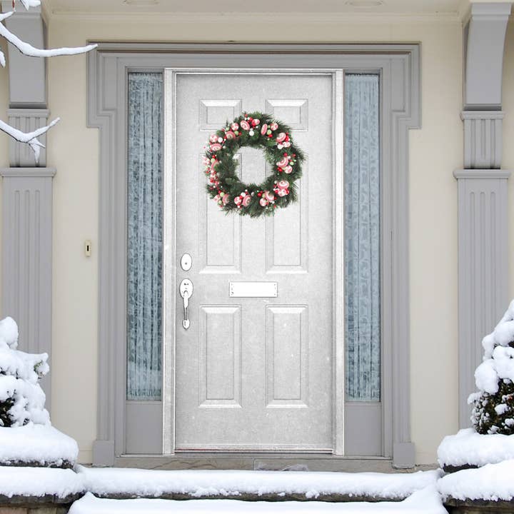 Larksilk - Wholesale Christmas decoration - Set Of 24 Christmas Lollipop Sprays With Foliage Accents3