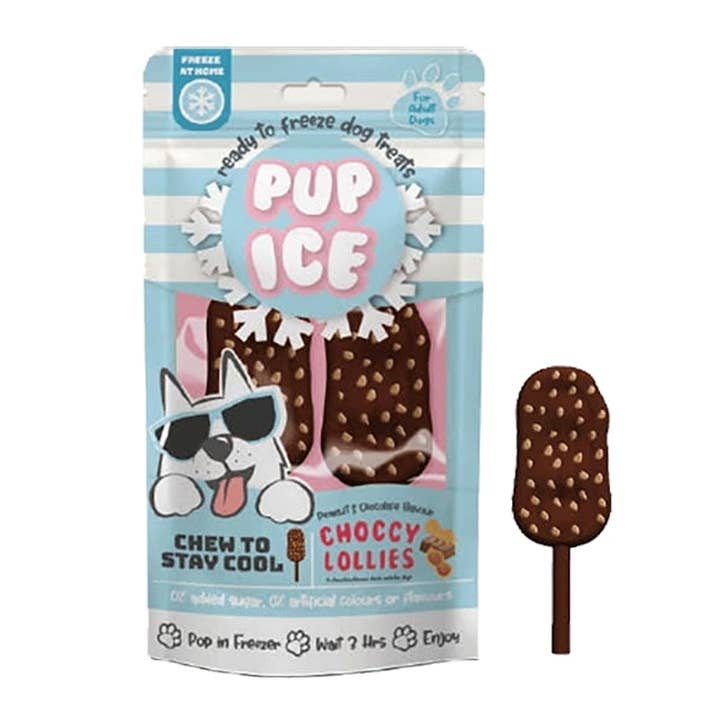 ETHICAL/SPOT Glaces Pup Ice Choccy Cacahuète et Chocolat pour la vente par King Wholesale Pet Goods