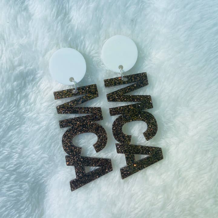 D and M’s Enterprise, LLC - Wholesale Dangle Earrings - Mt. Carmel Cubs3