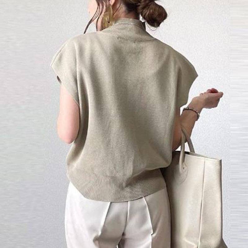 safistyle - Wholesale Knit Top - Women's - Half High Neck Knit Top1