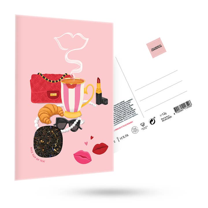 Tarjeta de Té Café Francés (1 pieza) para venta al por mayor de The Cabinet of Curiositeas