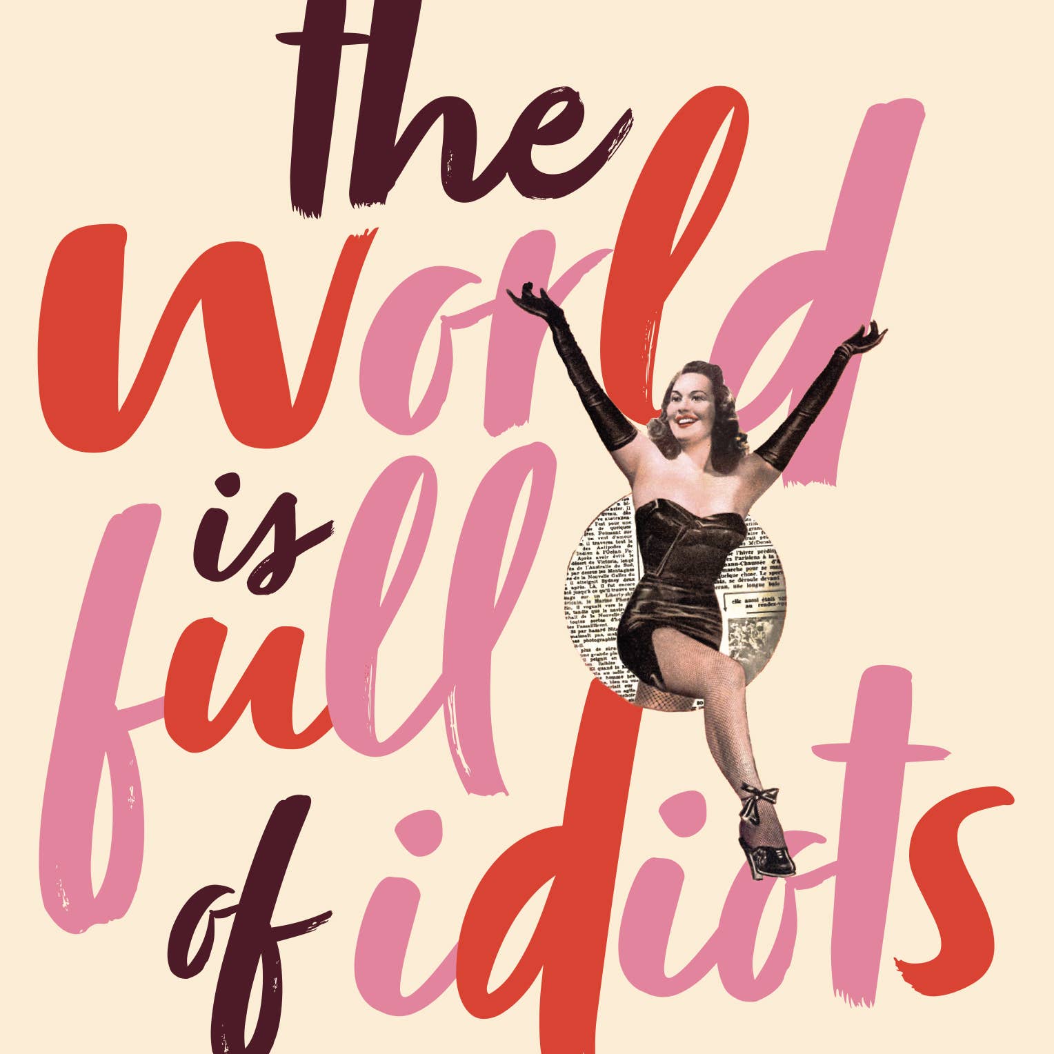 offensivedelightful - Wholesale Everyday Greeting Card - WORLD OF IDIOTS friendship greeting card2