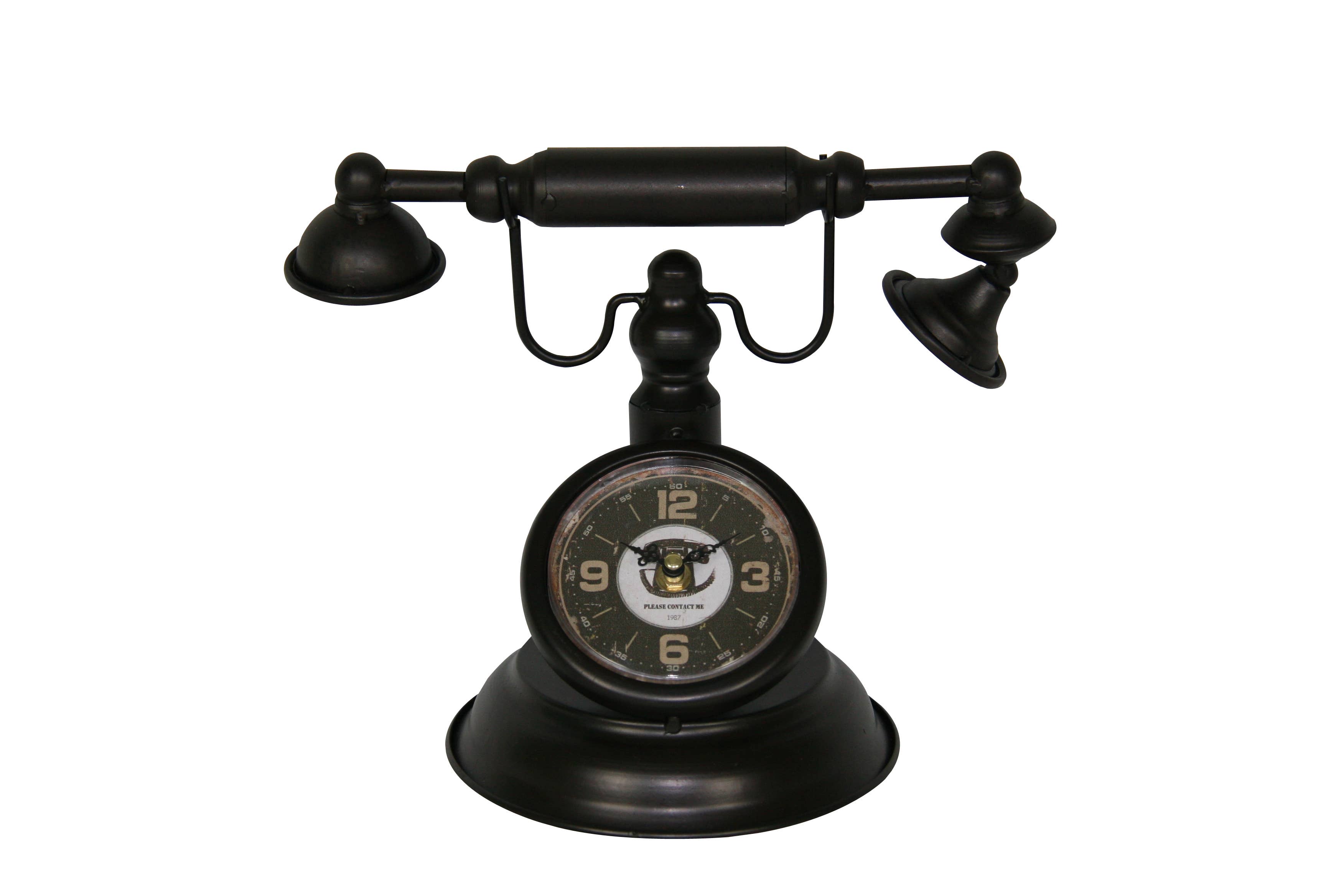 Boxman - Wholesale Mantel Clock - Vintage Telephone Table Clock