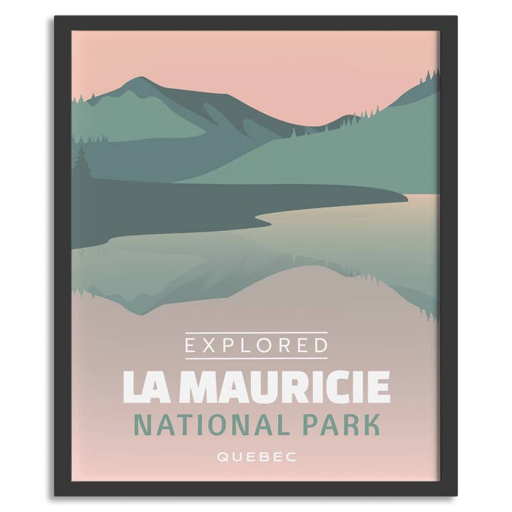 La Mauricie National Park 'Explored' Poster for wholesale by Canada Untamed