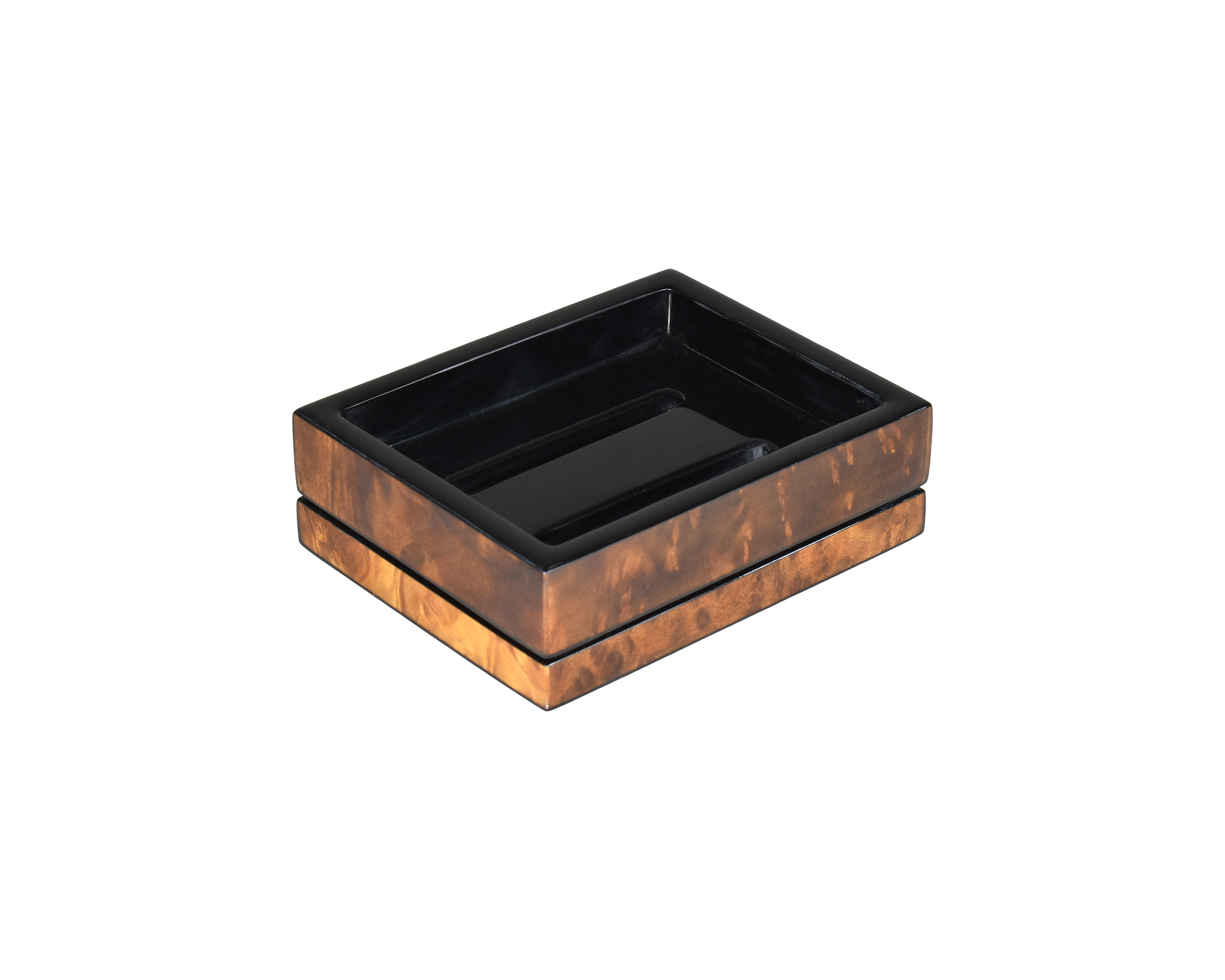 Pacific Connections - Wholesale Bath Soap Dish - Walnut Burl - Soap Dish - L-66WN0