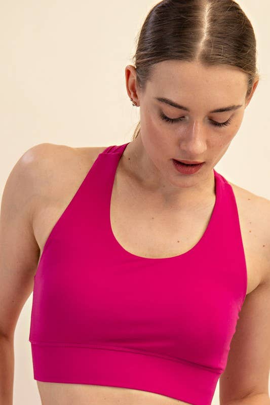 RASPBERRY TT229537 Butter Bralette U-Shape Sports Bra for wholesale on Faire4