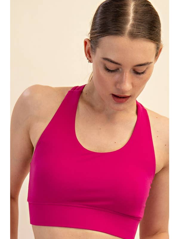 RASPBERRY TT229537 Butter Bralette U-Shape Sports Bra for wholesale on Faire4