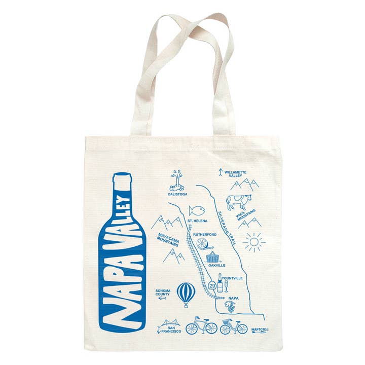 Maptote - Wholesale Grocery/Shopping Bag - Napa Valley Grocery Tote