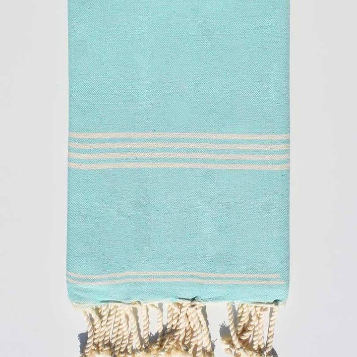 Fouta Tunisia - Wholesale Beach Towel - Fouta Mykonos light turquoise0