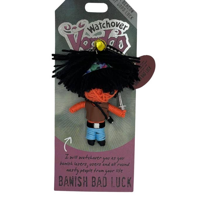 Banish Bad Luck - Watchover Voodoo Dolls - Keychain for wholesale by The H&H Group