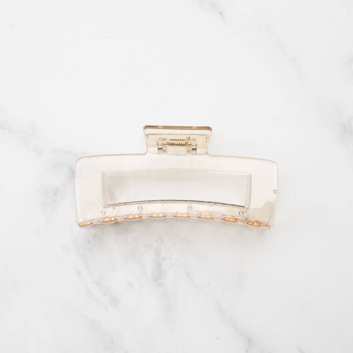 Tiepology - Wholesale Hair Clip - Women's - Jumbo Size 5 Inch Solid Long Square Hair Clip41