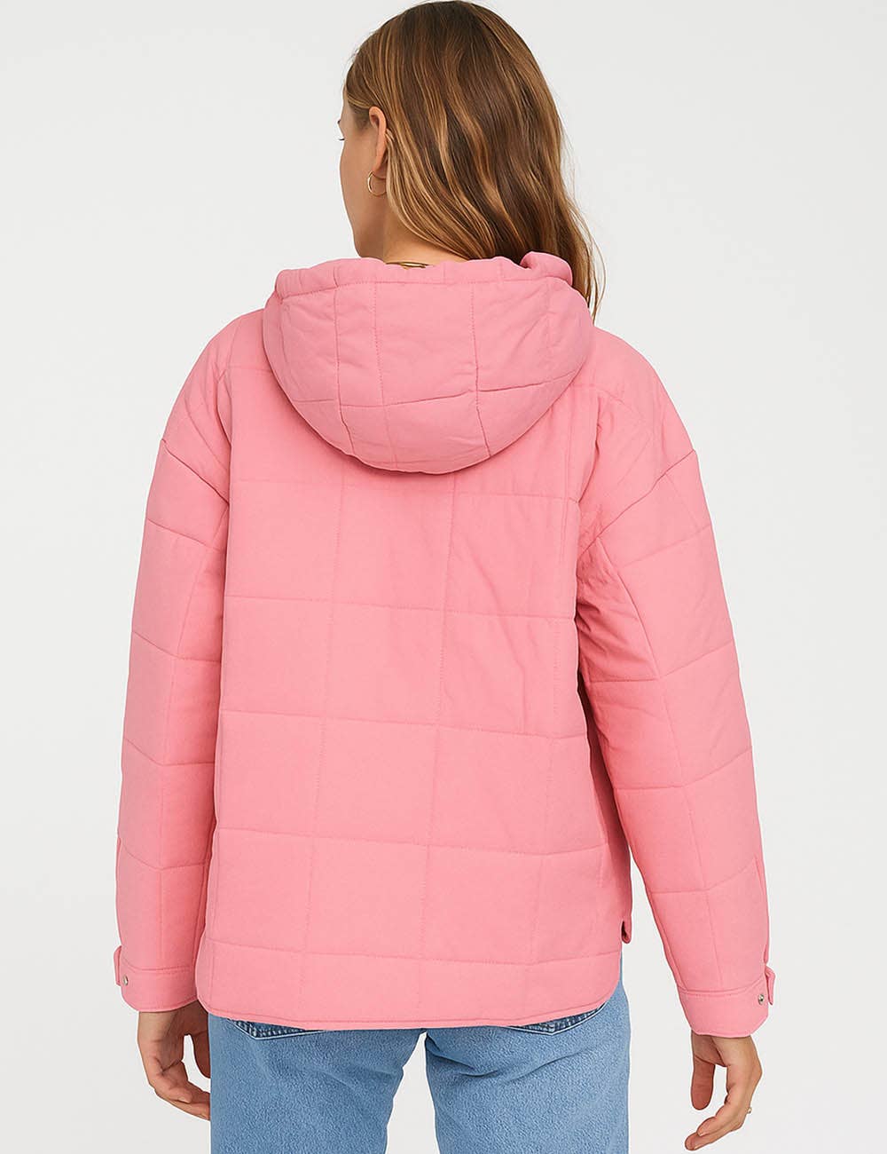 Sweetkama – wholesale Puffer jacket – Women’s – Ladies Button Pullover Hooded Padded Puff Jacket SKT475540