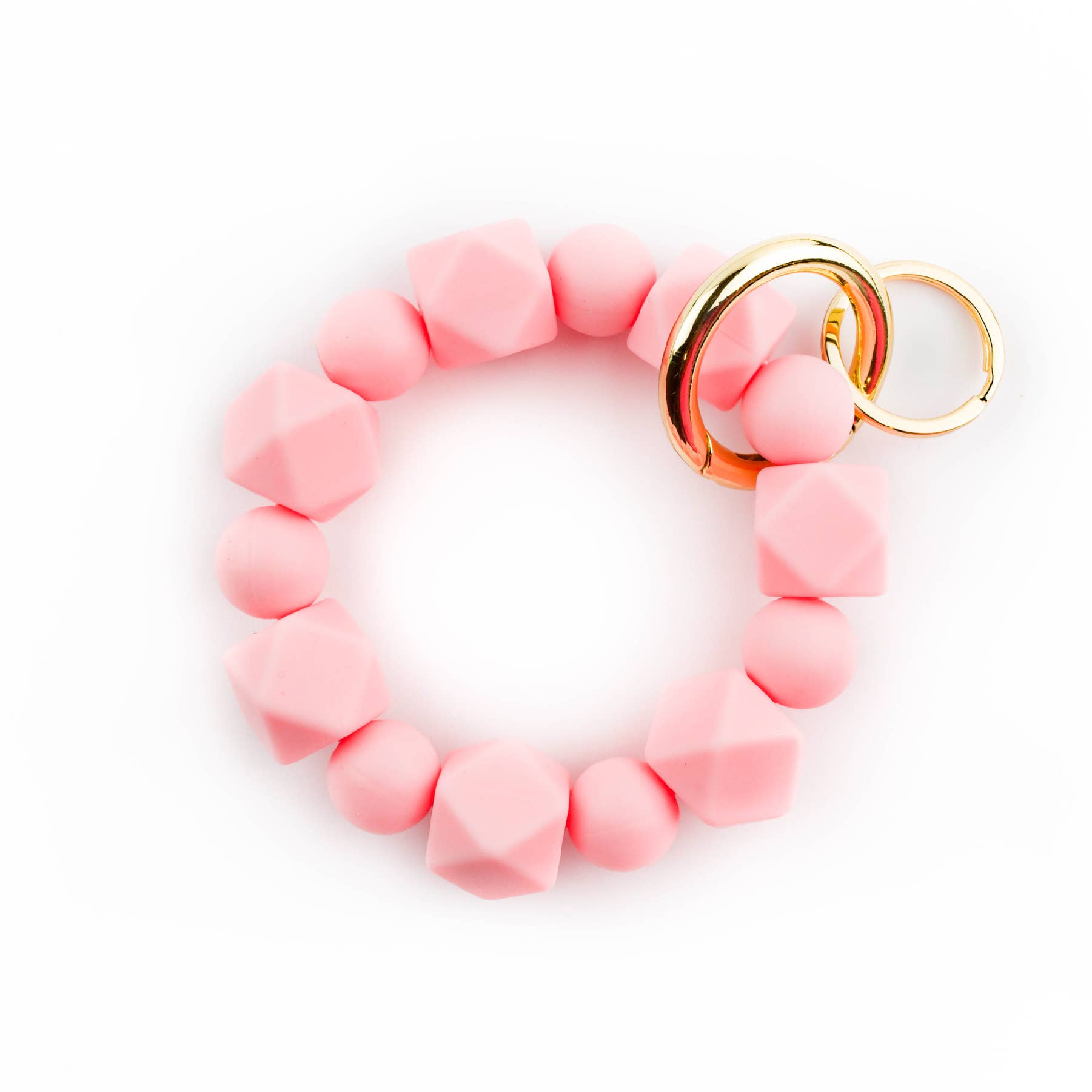 Cleary Lane - Wholesale Keychain - Women's - Beaded Wristlet Keychain Hexagon Silicone0