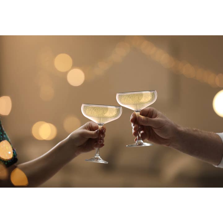 Fox Run Brands - Wholesale Champagne flute - Outset Coupe Champagne Glasses4