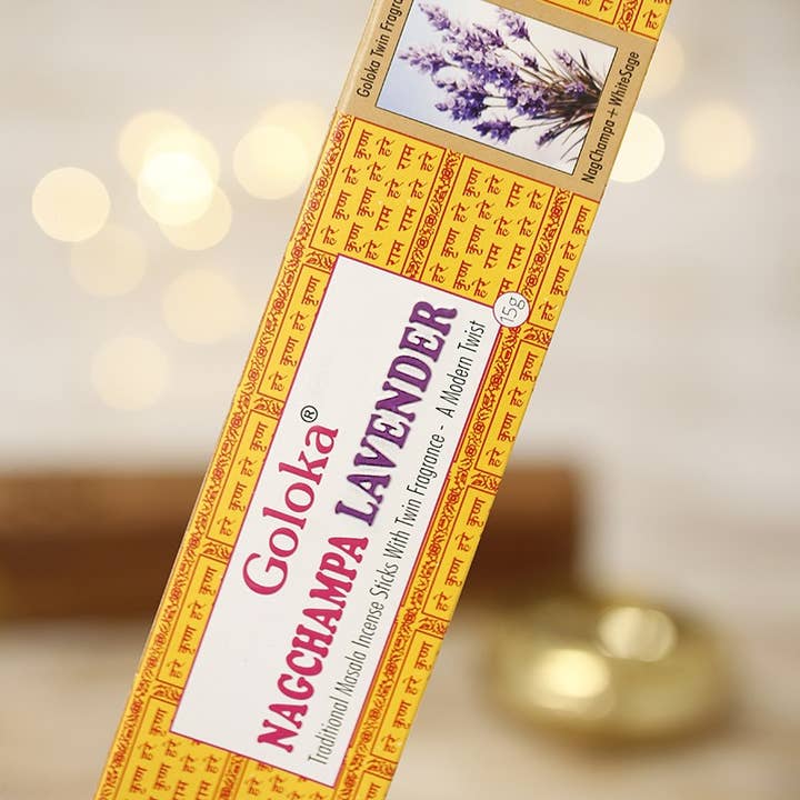Lavendel Nag Champa - Goloka Twin Series for engroshandel hos Ethike.eu