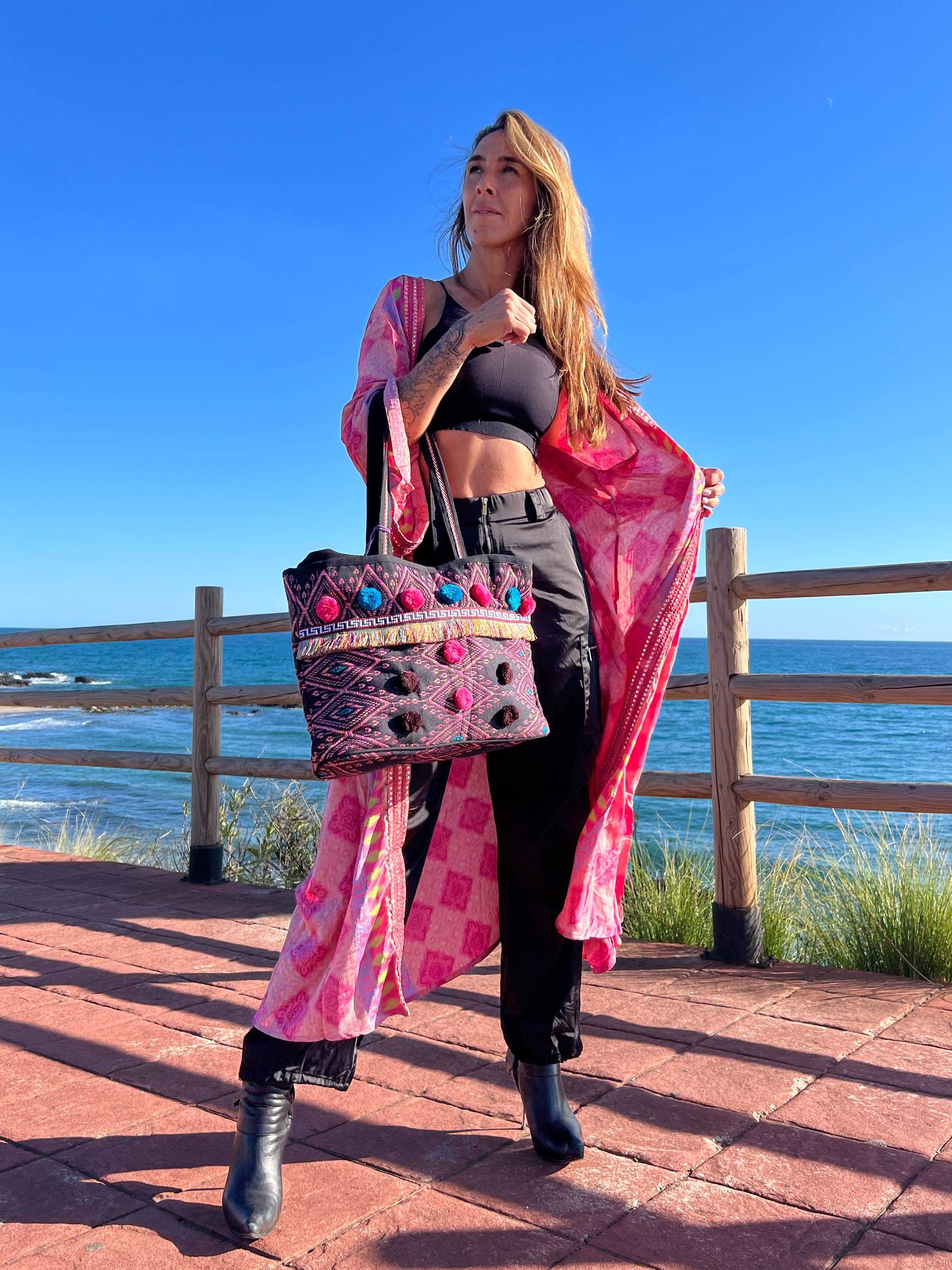 Kinomy – Engroshandel Kimono - Dame – Pakke med 10 lange kimonoer til kvinder med japanske ærmer8