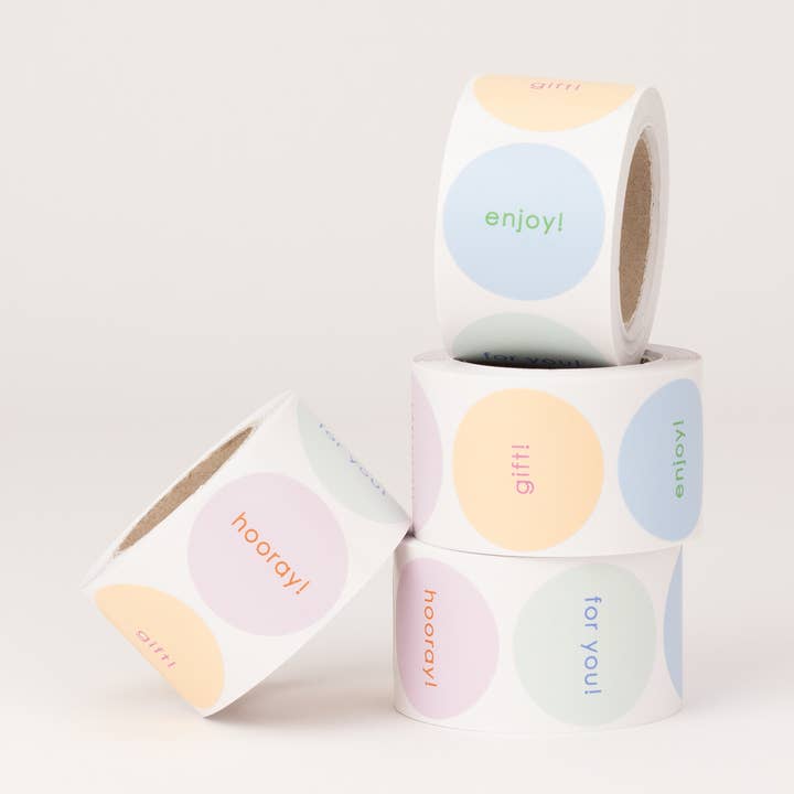 liebevoll verpackt - Wholesale Sticker - Sticker Party (pasteltinten)0