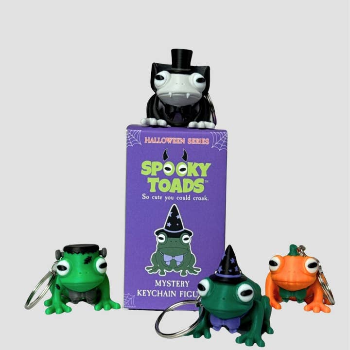 Lady Moon Co.® - Wholesale Keychain - Unisex - Spooky Toads Mystery Keychain Figure