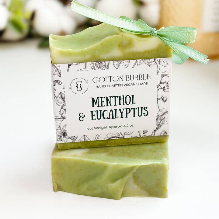 Menthol & Eucalyptus for wholesale by Cotton Bubble Soap