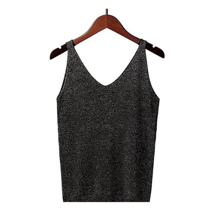 UZ Wholesale Store - Wholesale Tank Top - Women's - Solid V Neck Slim Knit Vest6