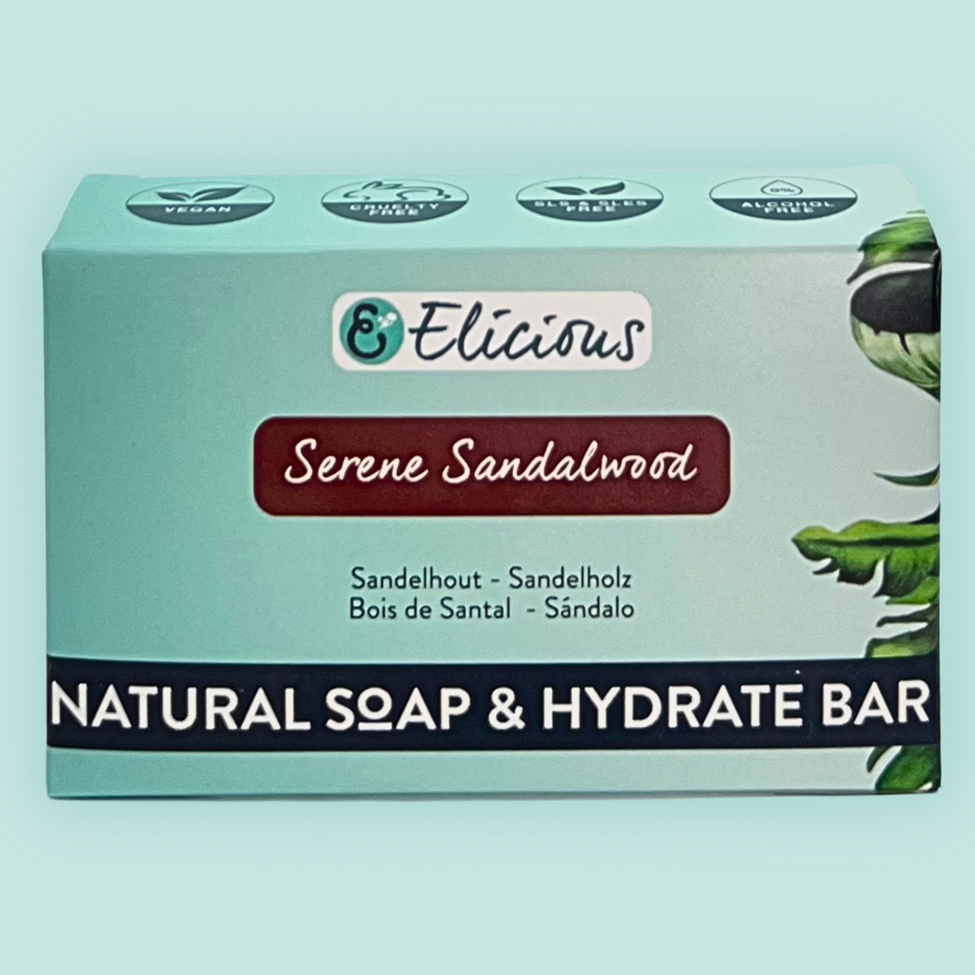 Elicious - Wholesale Zeepblok - Handgemaakte natuurlijke zeep Serene Sandelhout 100 g3
