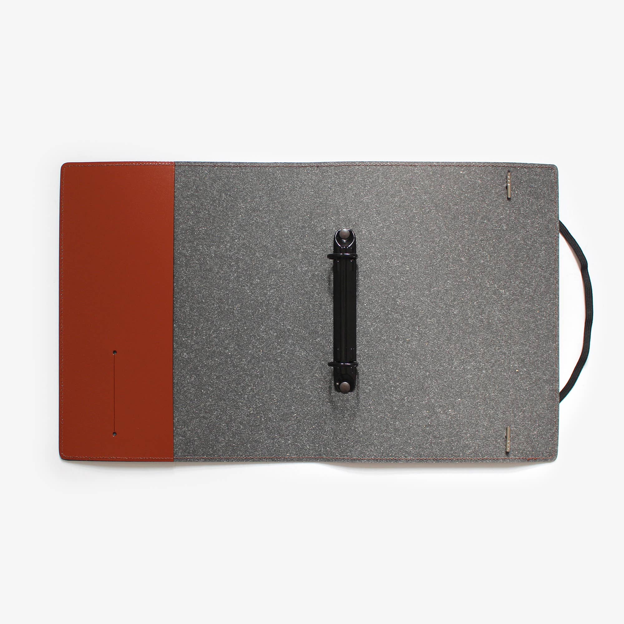 Corban & Blair - Vente Classeurs - Classeur à anneaux A5 en cuir écologique4