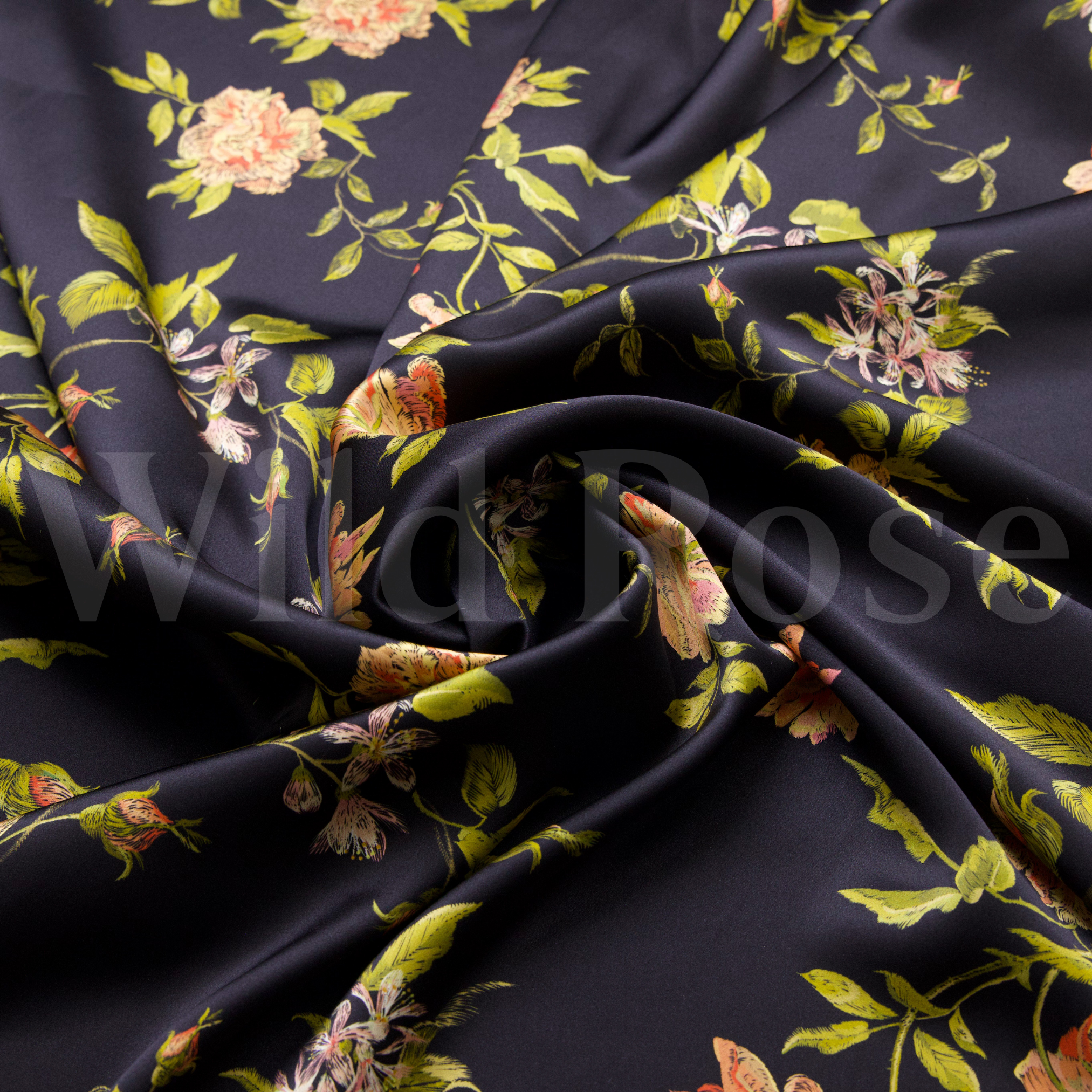 Nochka – wholesale Sleep cap / bonnet – women's – Wild Rose Print Reversible Bonnet
7