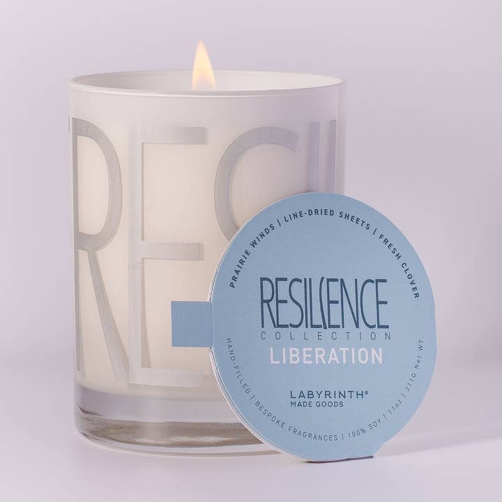 100% Soy Liberation 60-hour Candle for wholesale by Labyrinth Made Goods