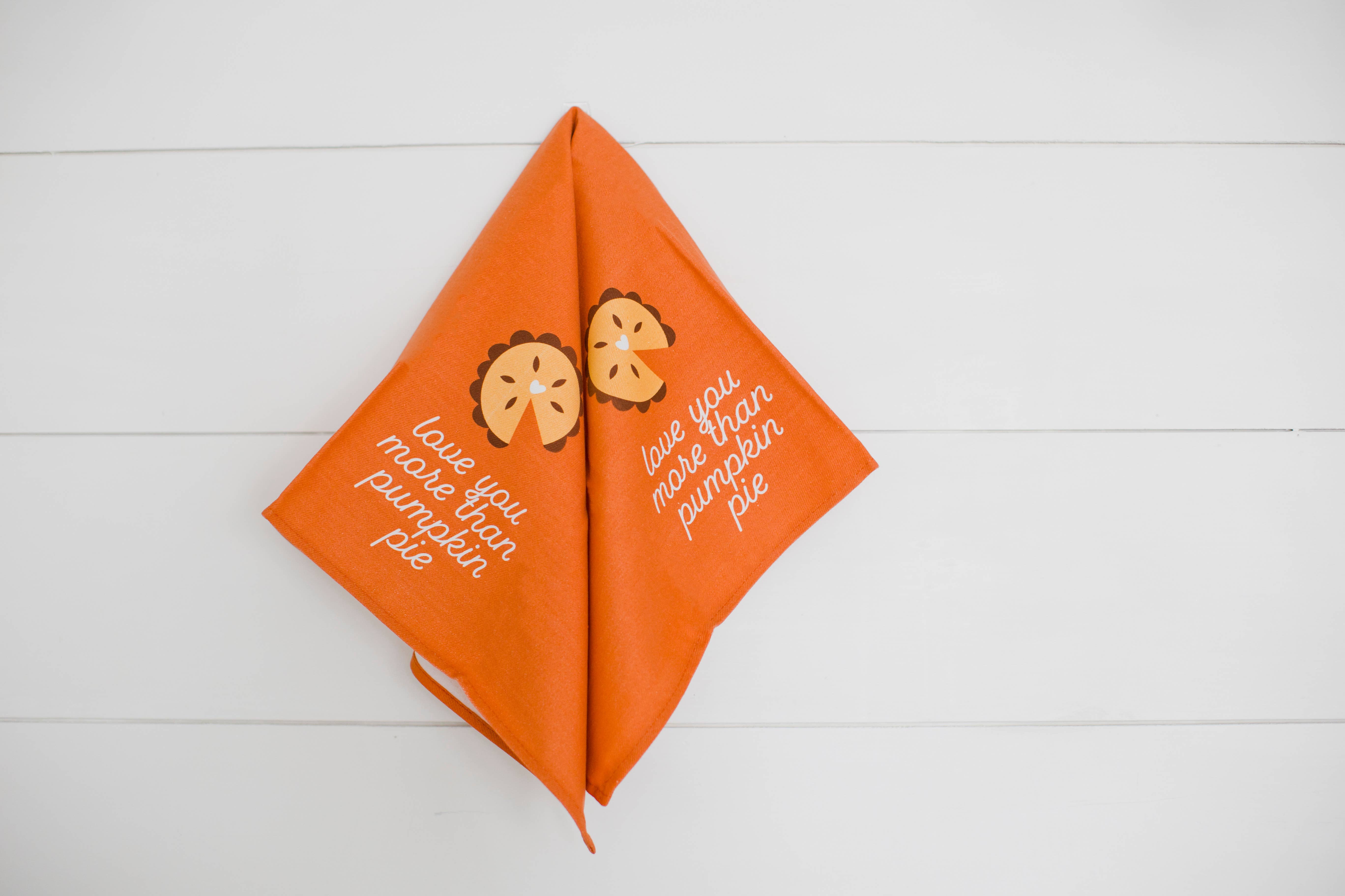 Pearhead - Vente Torchons - Torchons de cuisine Pumpkin Pie Fall, ens. de 24