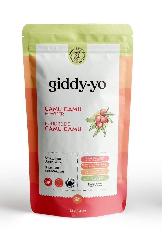 Giddy Yo - Wholesale Protein/Superfood Powder - CAMU CAMU POWDER, 4 OZ/ 113 G, ORGANIC, SOUTH AMERICA0