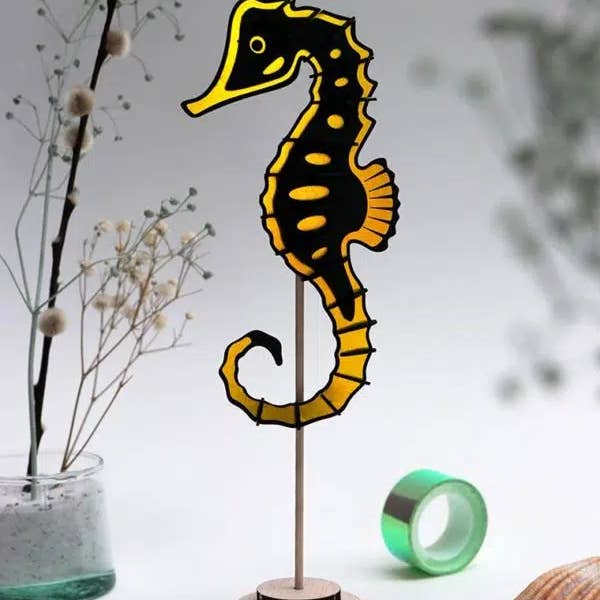 Papier Plume - Wholesale DIY Craft Kit - Paper Seahorse