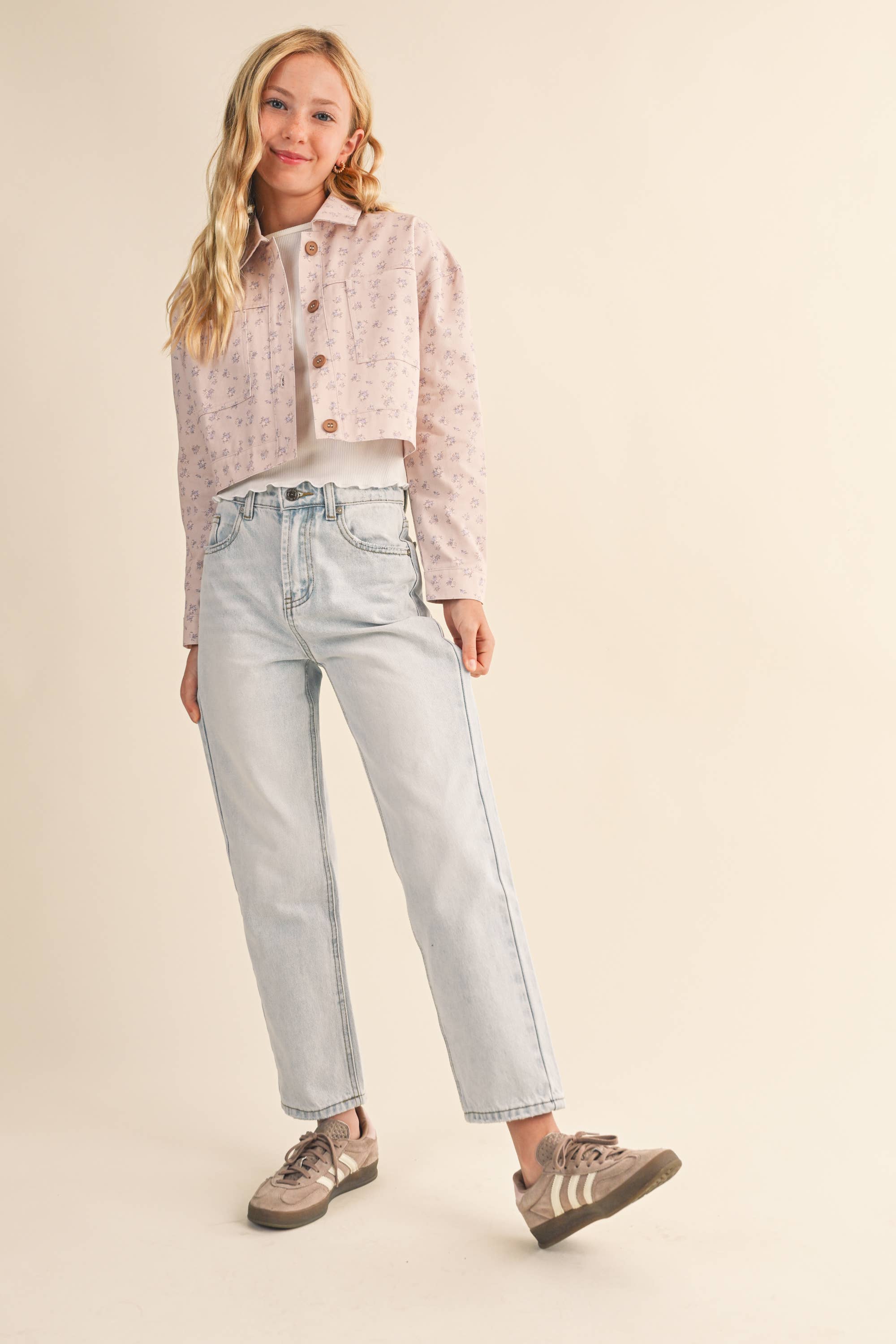 heart and arrow - Wholesale Jacket - Kids - TWEEN KIDS GIRLS CROPPED JACKET (7-14)5