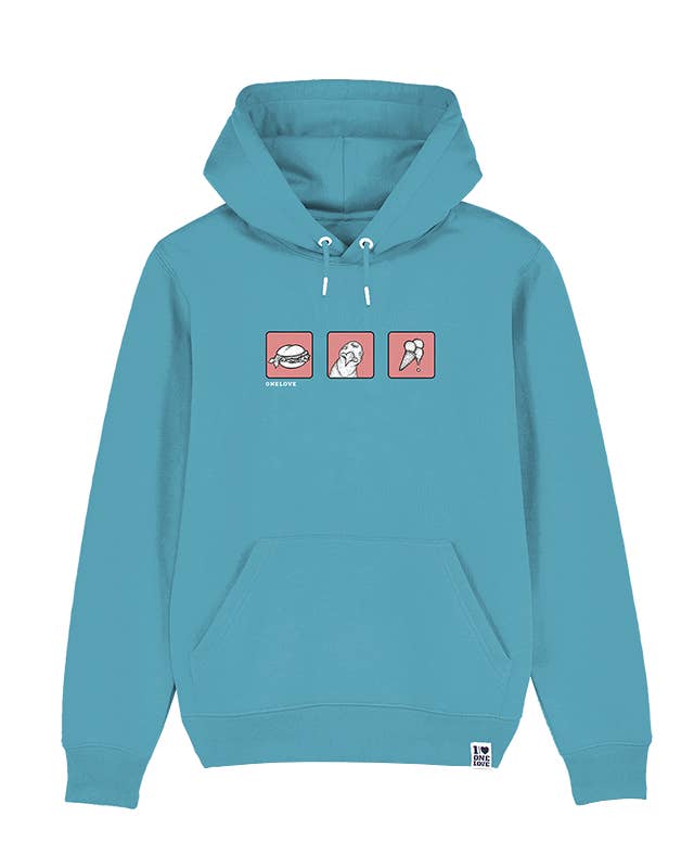 ONELOVE - Wholesale Hoodie - Unisex - Team Dreist 2.0 Hoodie Unisex Ocean Blue
