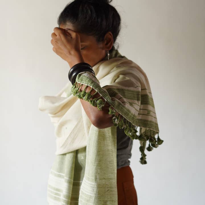 Annahmol - Wholesale Scarf - Unisex - Organic Indigenous Woven Cotton & Natural Dye Scarf8