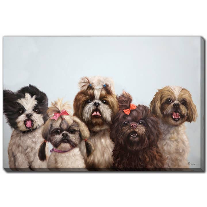 He Left Her For A Mutt Printed 30x45 Canvas Wall Art for wholesale by Streamline Art